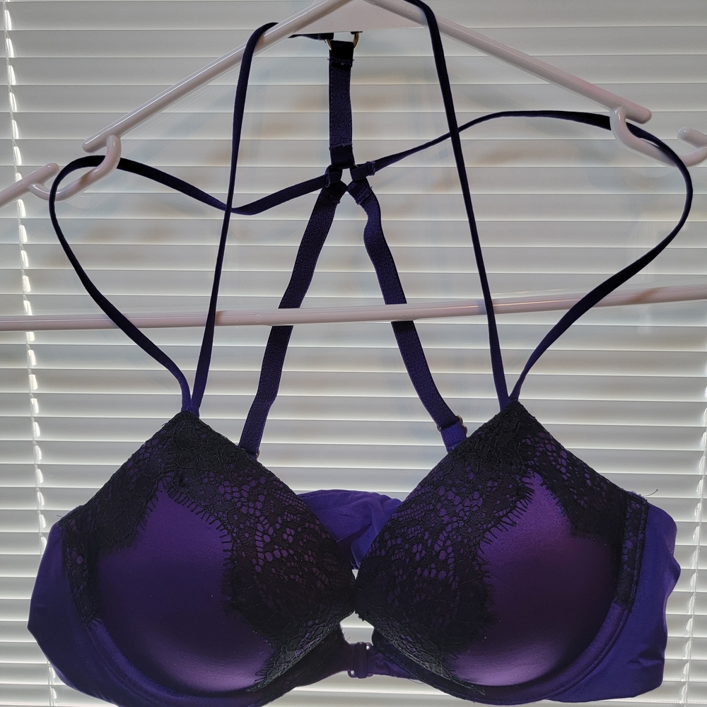 5 -Victoria Secret Sexy front close strappy racerbacks. Package of 5 one Price